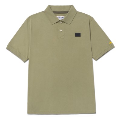 CAT LOGO JERSEY POLO Tops