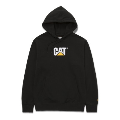 FLEECE CAT LOGO PULLOVER HOODIE FLEECE CAT LOGO PULLOVER HOODIE