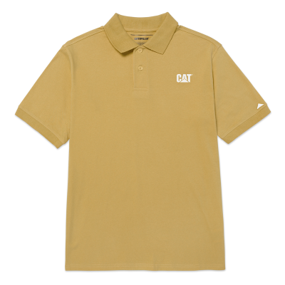 CAT LOGO JERSEY POLO