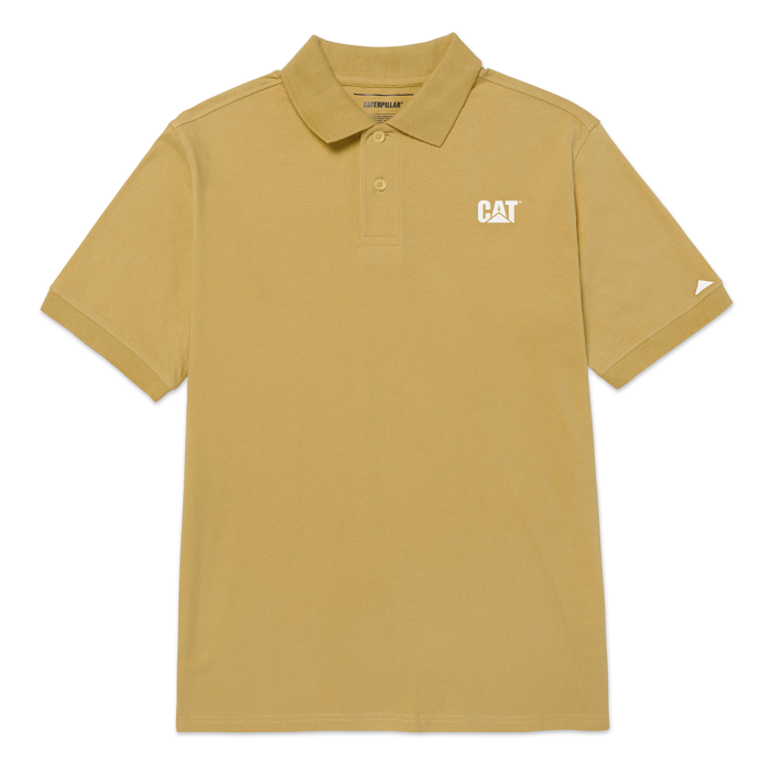 CAT LOGO JERSEY POLO
