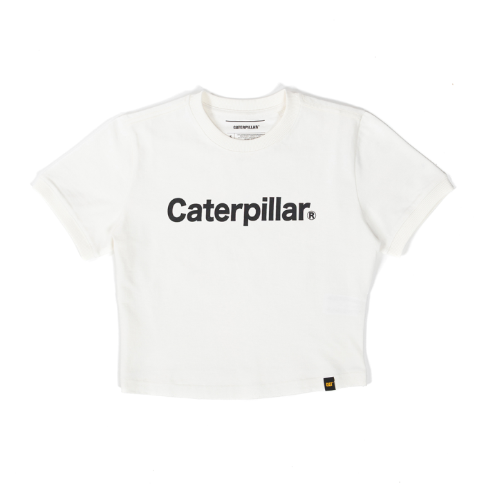 CATERPILLAR RINGER CROP GRAPHIC TEE