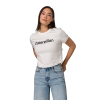 CATERPILLAR RINGER CROP GRAPHIC TEE