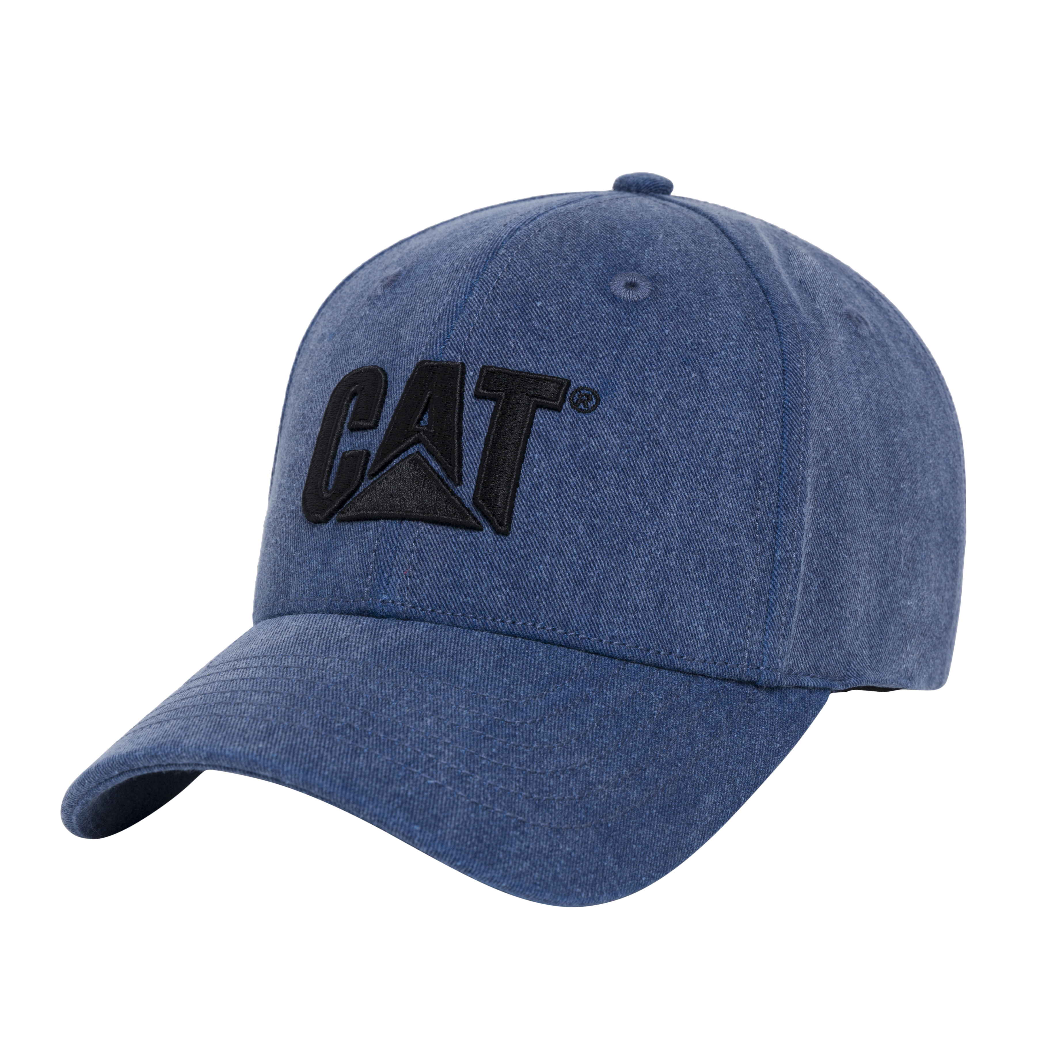 Tuxedo Cat Baseball Cap – Pigment Dyed Washed Cotton, Embroidered Patch, Adjustable